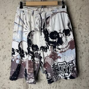 MMA Elite Skull Pile Gothic Y2K Small Boxer Shorts